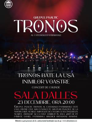 Concert de colinde: TRONOS BATE LA USA INIMILOR VOASTRE