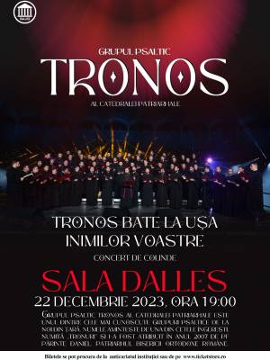 Concert psaltic: TRONOS BATE LA USA INIMILOR VOASTRE
